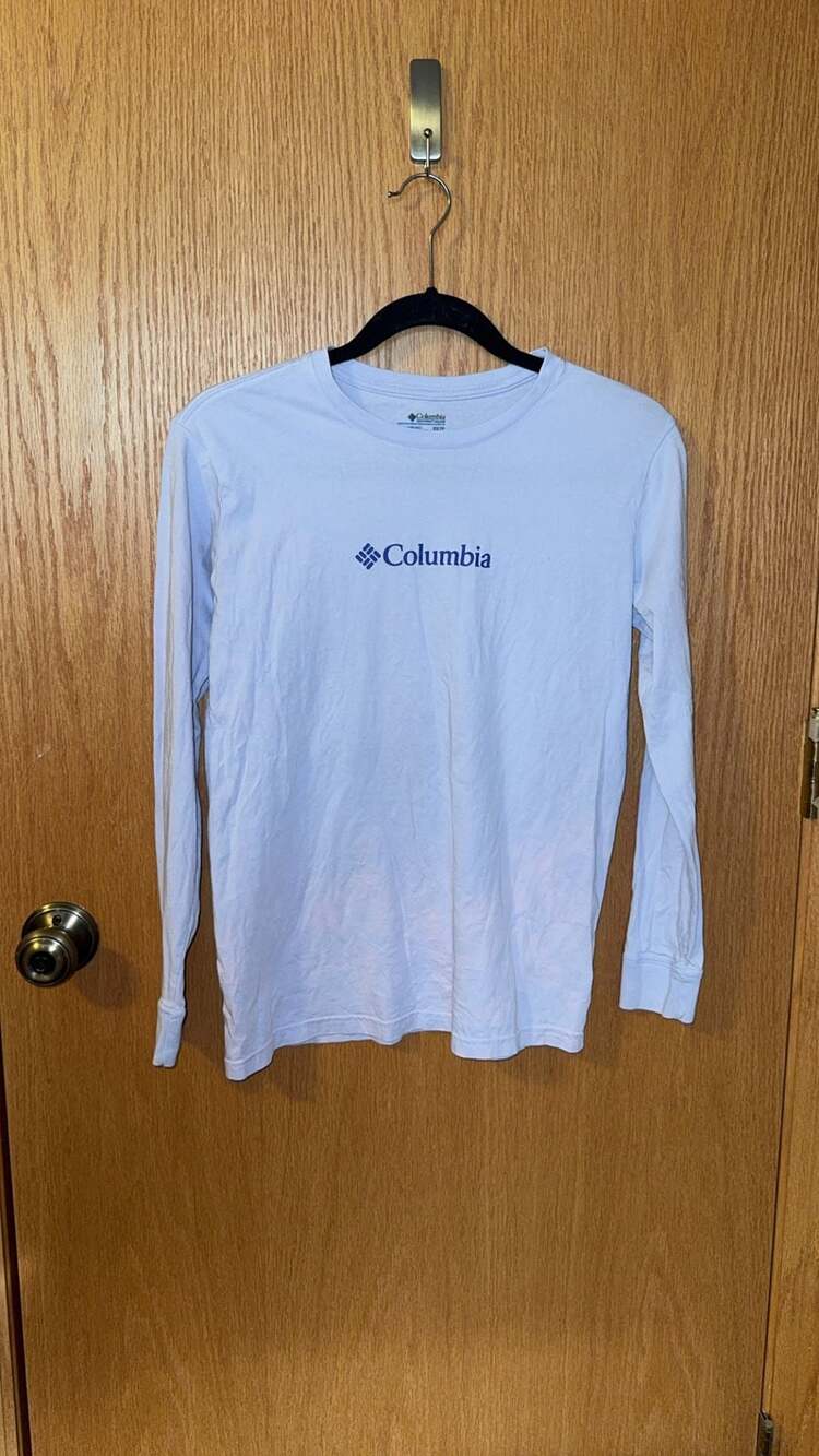 Columbia Women's North Cascades Cotton Long Sleeve T-Shirt Light Blue XS
